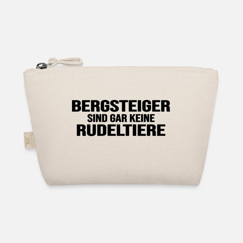 mountaineer alpinist climbing climbing Organic Pouch