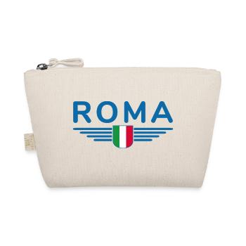 Rome Italie Fan Design T Shirt Tenue - Trousse biologique - nature - Devant