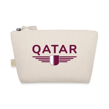 Qatar Design – Exclusive and Modern - Organic Pouch - nature - Front