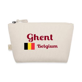 Ghent Belgium- Stylish prints - Organic Pouch - nature - Front