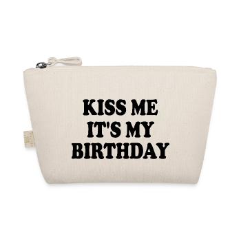 kiss me it's my birthday - Trousse biologique - nature - Devant