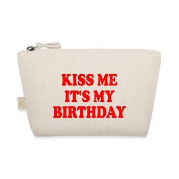 kiss me it's my birthday - Trousse biologique - nature - Devant