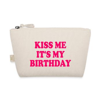 kiss me it's my birthday - Trousse biologique - nature - Devant