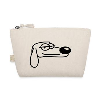 Dog Looks Cool Relaxed Look Guy Chill Dude - Organic Pouch - nature - Front