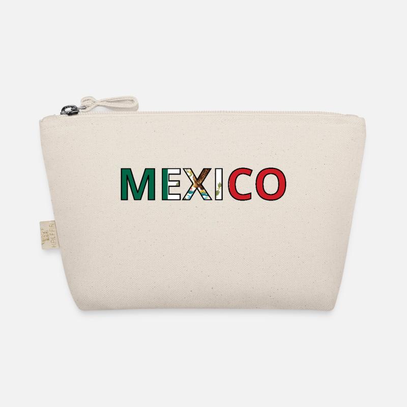Mexiko-Stadt Flagge Bio-Täschchen