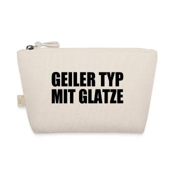 geiler typ mit glatze - Bio-Täschchen - Natur - Vorne