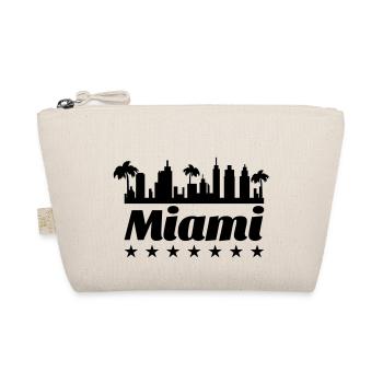Miami Usa Skyline - Bio-Täschchen - Natur - Vorne