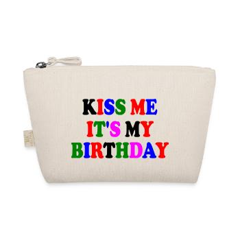kiss me it's my birthday - Trousse biologique - nature - Devant