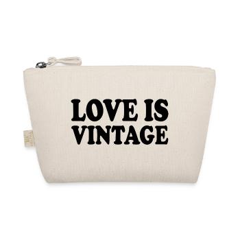 Love is vintage - Trousse biologique - nature - Devant