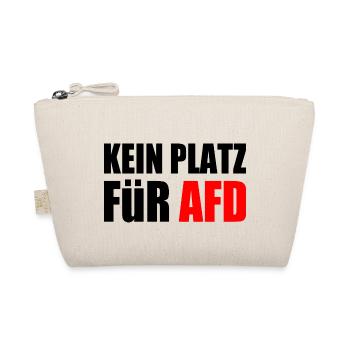 kein platz für afd - Bio-Täschchen - Natur - Vorne