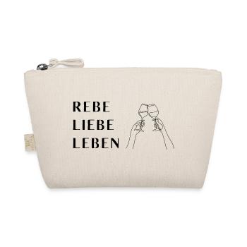 REBE LIEBE LEBEN - Bio-Täschchen - Natur - Vorne