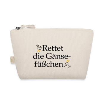 Rettet die Gänsefüßchen! - Bio-Täschchen - Natur - Vorne