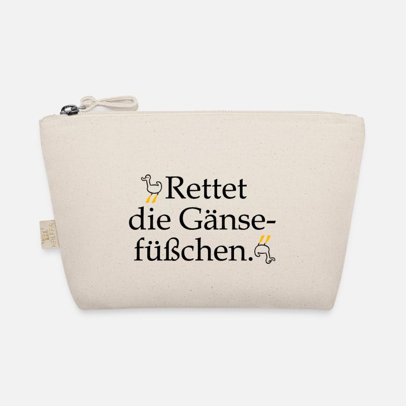 Rettet die Gänsefüßchen! Bio-Täschchen