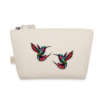 Hummingbird Bird 2 - Organic Pouch - nature - Front