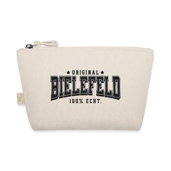 Bielefeld Original 100 Prozent echt Mythos Shirt - Bio-Täschchen - Natur - Vorne
