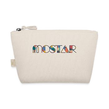 Mostar Retro Pop Typography - Organic Pouch - nature - Front