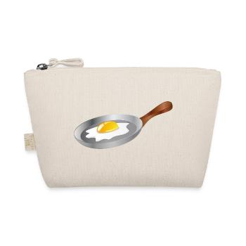 Fried egg in a pan – breakfast with retro charm - Organic Pouch - nature - Front