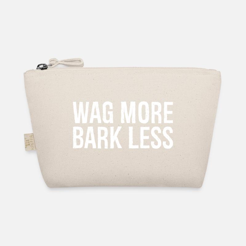 wag more bark less Bio-Täschchen