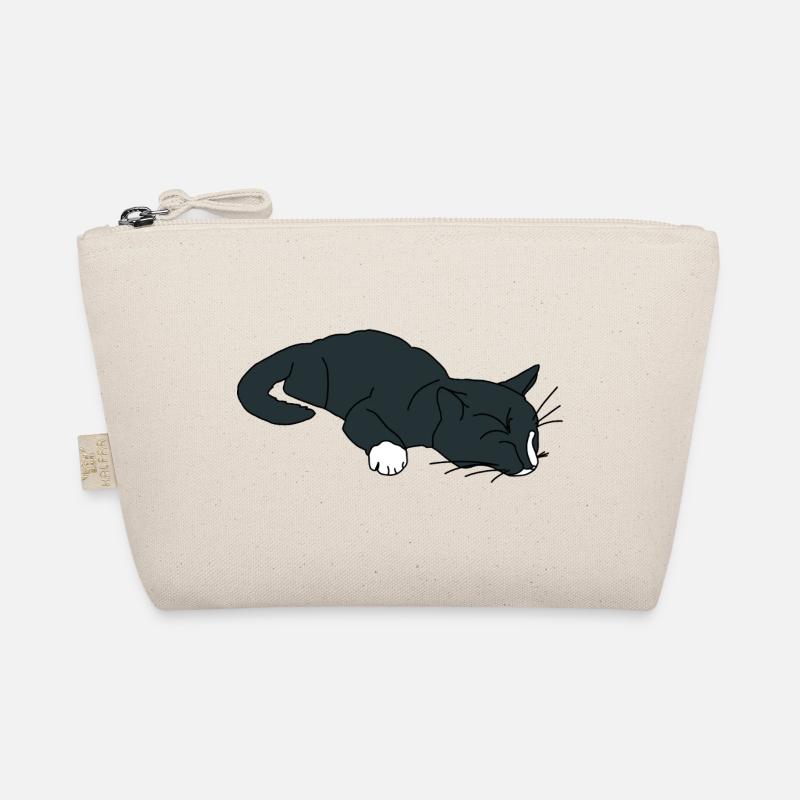 Schlafende Katze Bio-Täschchen