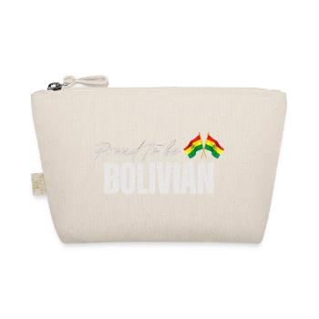 Bolivien fier, j’adore la Bolivie - Trousse biologique - nature - Devant