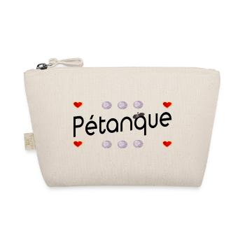 Pétanque Amour Béret - Trousse biologique - nature - Devant