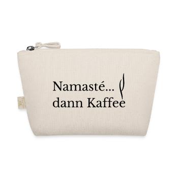 Namasté. dann Kaffee Lustiges Yoga & Kaffee Shirt - Organic Pouch - nature - Front