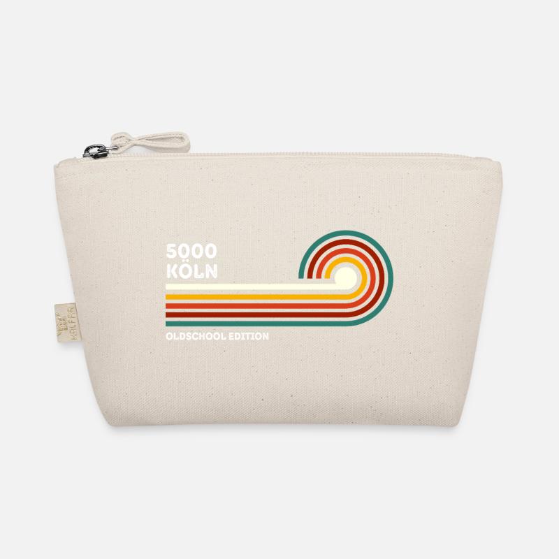Cologne Retro Shirt Oldschool 5000 Zip Code Souvenir Organic Pouch
