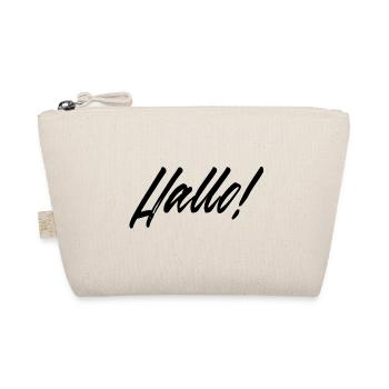 Peint à la main Hello Design pour les vêtements - Trousse biologique - nature - Devant