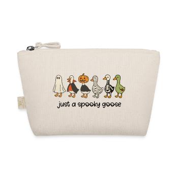 Creative Halloween illustration with enigmatic ducks - Organic Pouch - nature - Front