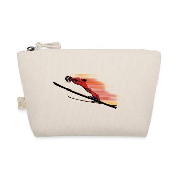 Ski jump jumper - Organic Pouch - nature - Front