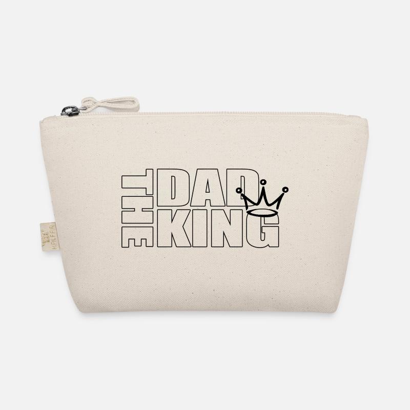 The Dad King – Crowned Father Statement Design Bio-Täschchen