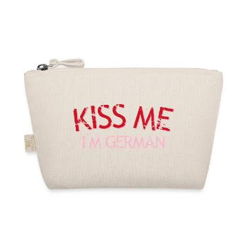 Kiss Me I'm German - Organic Pouch - nature - Front
