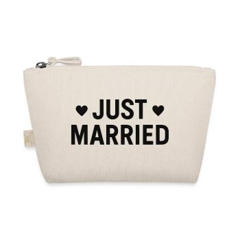 Frisch verheiratet - Brautpaar - Hochzeit - Junggesellenabschied - Bio-Täschchen - Natur - Vorne