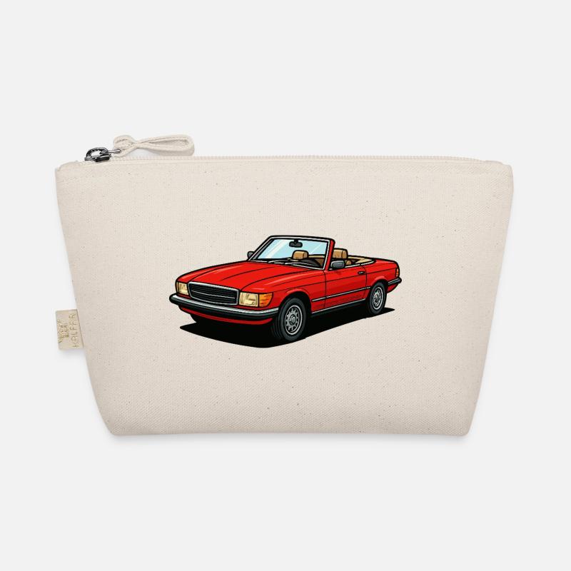 Rotes Cabrio Offenes Dach Bio-Täschchen