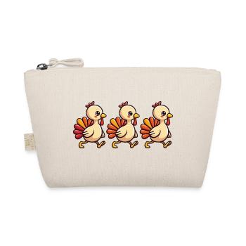 Thanksgiving Truthahn Baby - Bio-Täschchen - Natur - Vorne