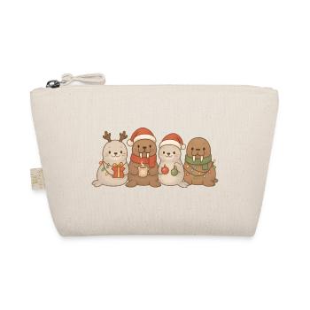 Seals and walruses Children Boys Girls Christmas - Organic Pouch - nature - Front