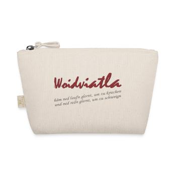 Woidviatla Script Logo - Organic Pouch - nature - Front
