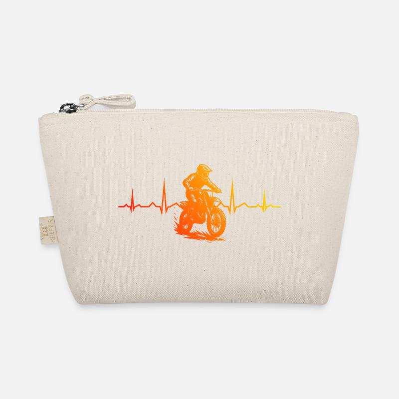 Fun motocross motif Organic Pouch