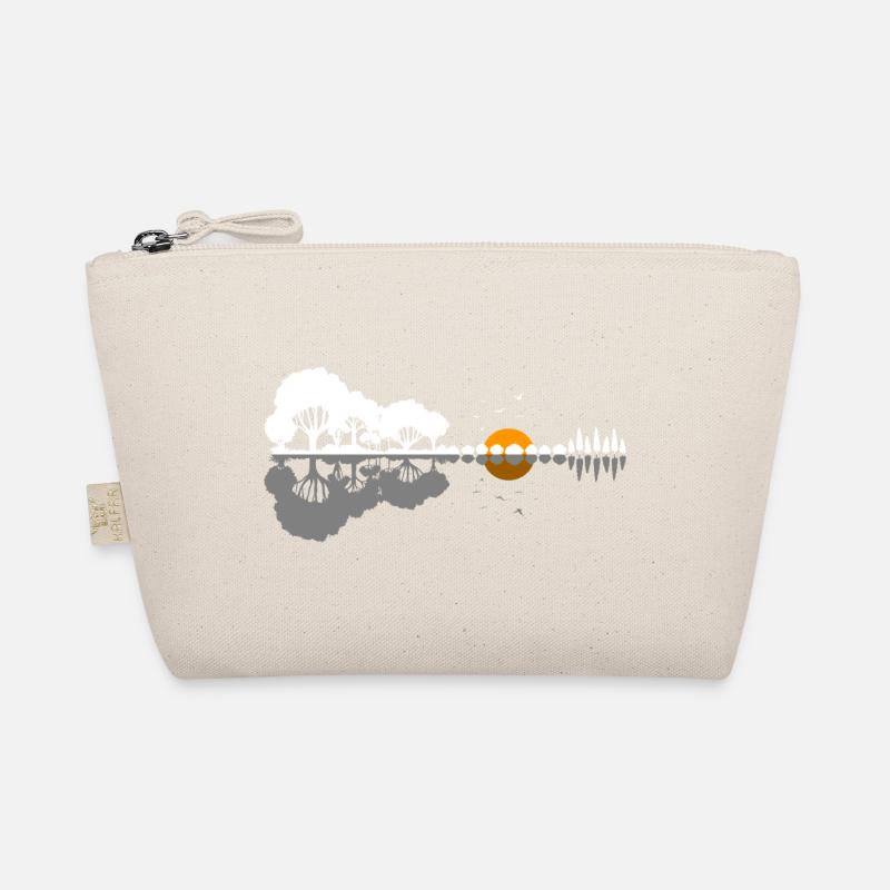 Guitar Nature Forest Trees Reflection Music Gift Organic Pouch
