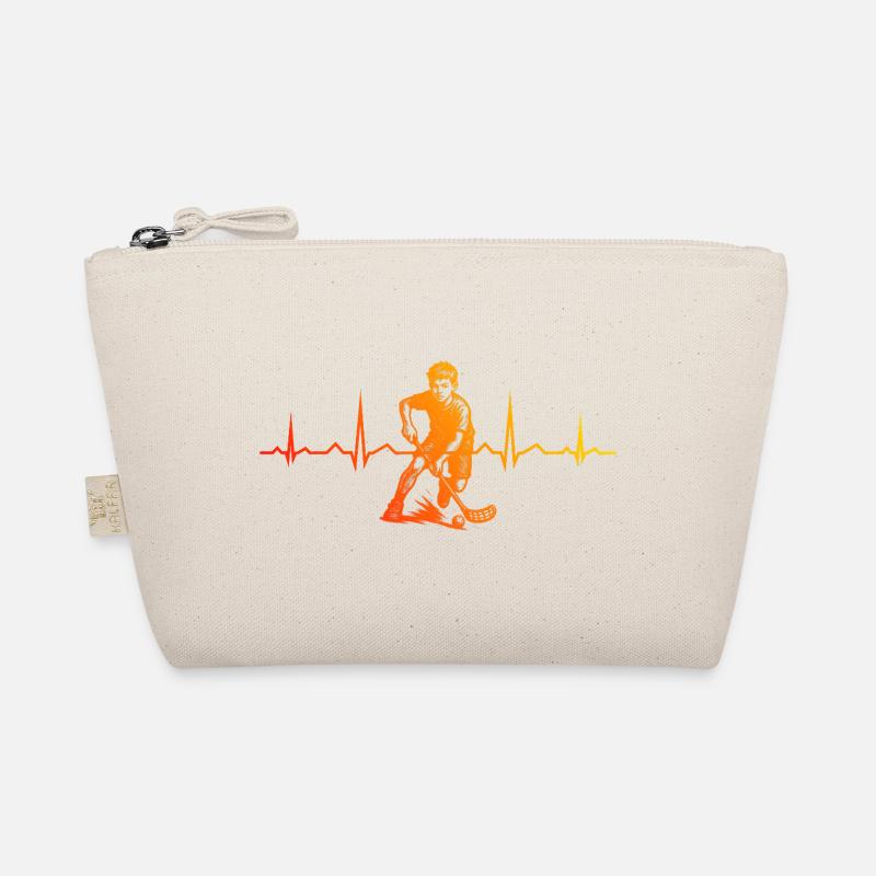 Modern Floorball Artwork Organic Pouch