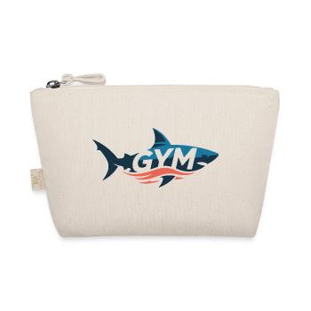 Aqua Shark Gym Emblem - Organic Pouch - nature - Front