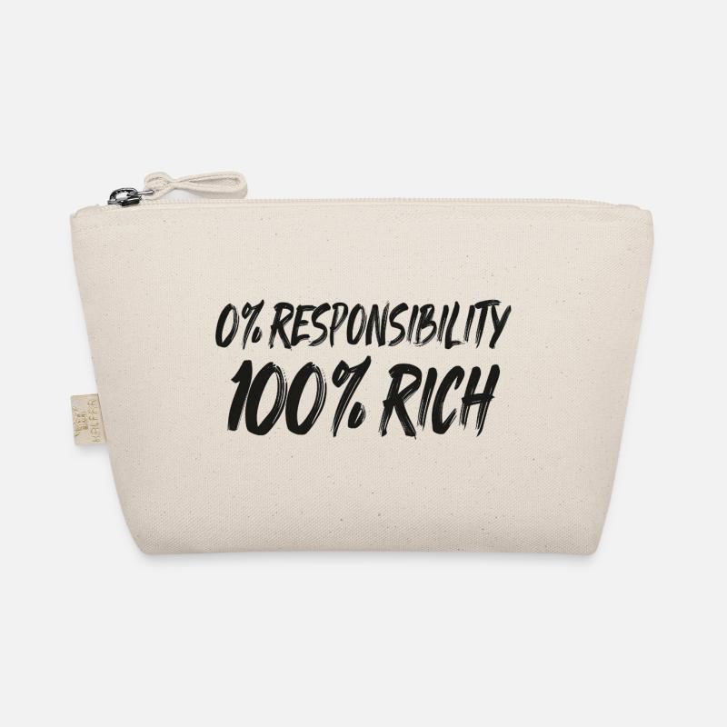 0% Responsibility 100% Wealth Organic Pouch