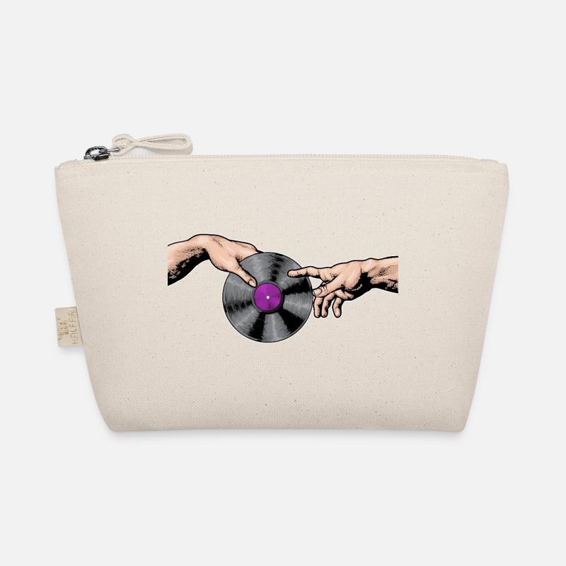 Hands Touching Vinyl Record Art Bio-Täschchen