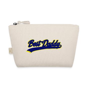 Best Daddy Retro Sport Typography - Organic Pouch - nature - Front