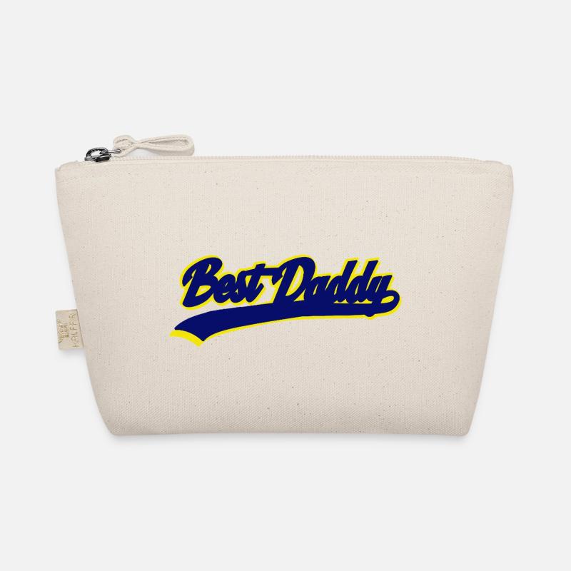 Beste Daddy Retro Sport Typografie - Bio-Täschchen - Natur