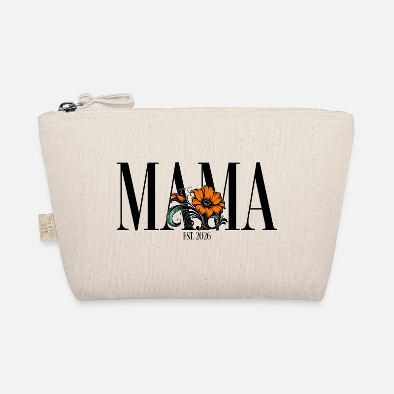Mama – Florale Vintage Blume Geschenkidee Bio-Täschchen