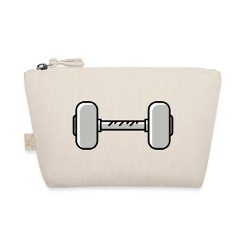 Dumbbell weights icon - Organic Pouch - nature - Front