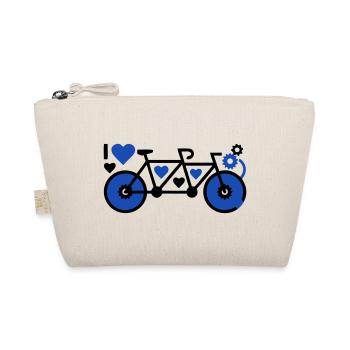 Partenaires Tandem Bicycle Hearts - Trousse biologique - nature - Devant