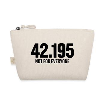 Marathon 42.195 Ce n’est pas pour tout le monde - Trousse biologique - nature - Devant