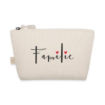 Famille – Un design de texte aimé - Trousse biologique - nature - Devant
